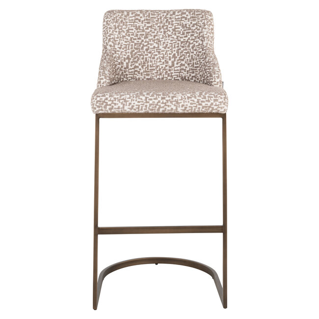 Richmond Interiors  Barstoel Bolton natural geo (Set of 2)