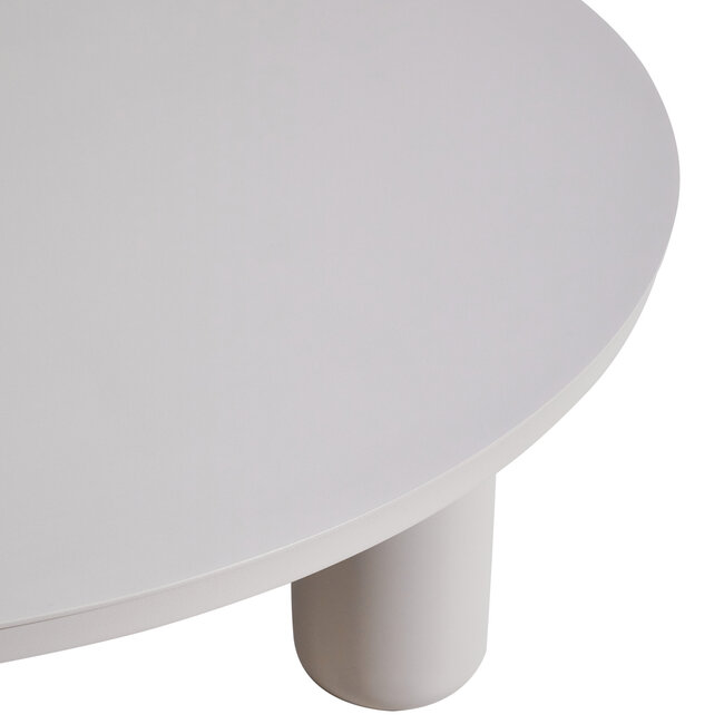 Richmond Interiors  Buiten salontafel Quinn light beige  86Ø