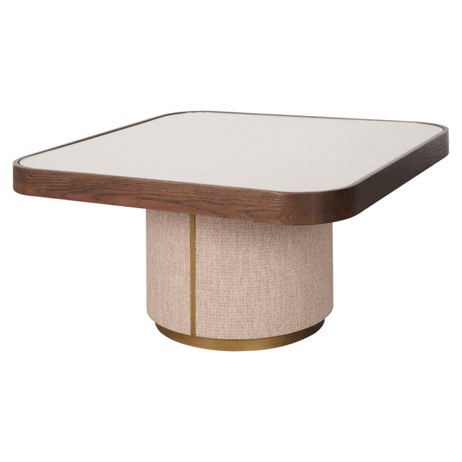 Richmond Interiors  Salontafel Willox brown  including glass (Set of 2)