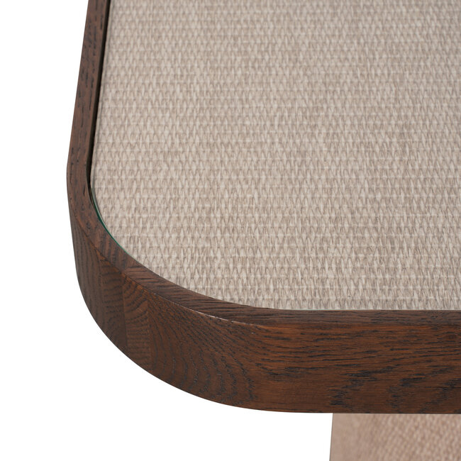 Richmond Interiors  Bijzettafel Willox brown  including glass