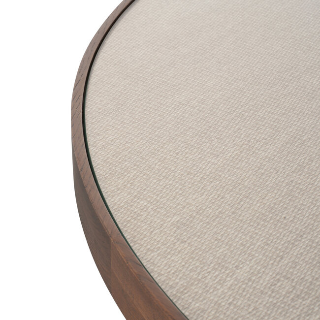 Richmond Interiors  Eettafel Willox brown 130Ø including glass