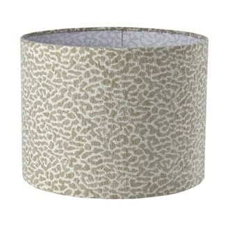 Richmond Interiors  Lampenkap Zena beige leopard 50Ø