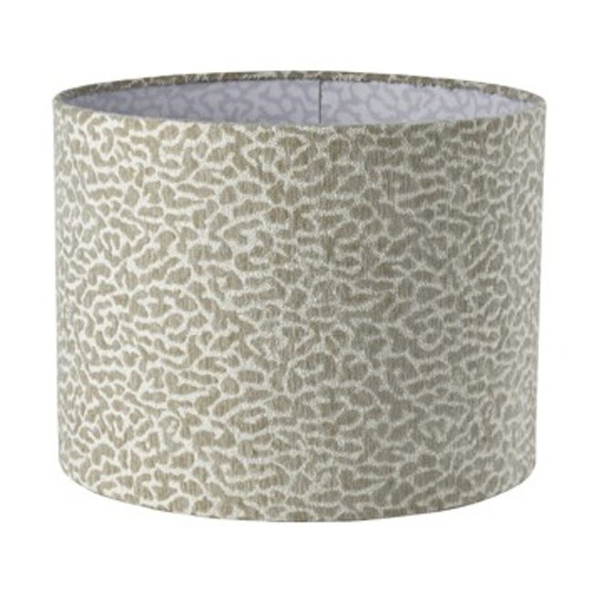 Richmond Interiors  Lampenkap Zena beige leopard 50Ø