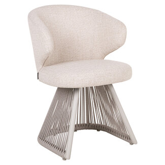 Richmond Interiors  Outdoor eetkamerstoel Nuba beige alpine