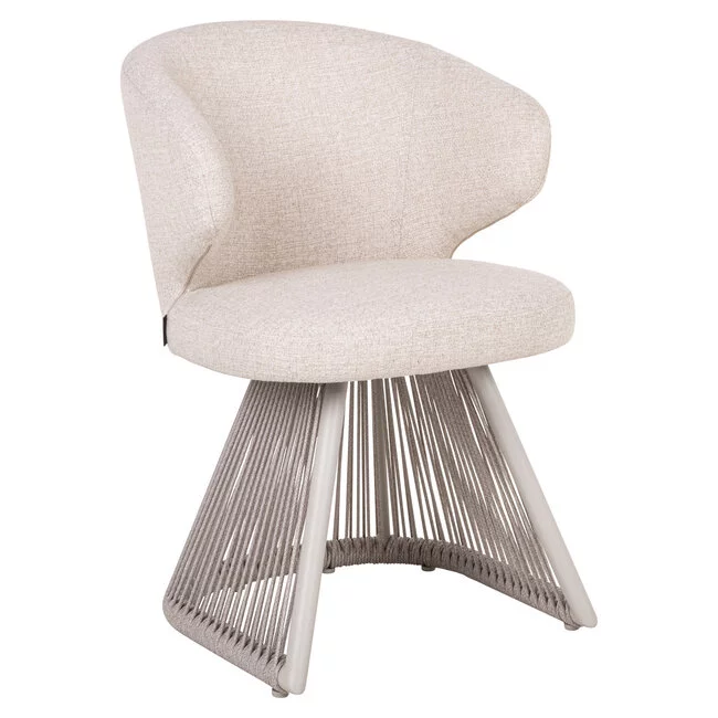 Richmond Interiors  Outdoor eetkamerstoel Nuba beige alpine