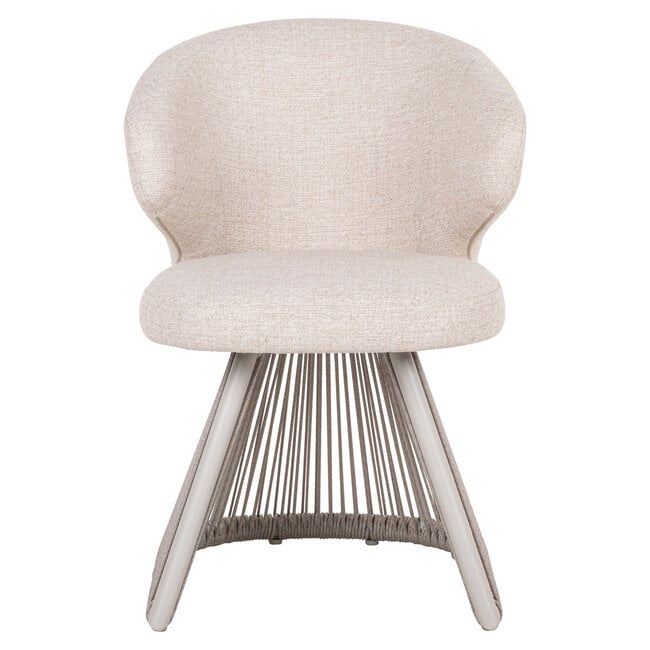 Richmond Interiors  Outdoor eetkamerstoel Nuba beige alpine