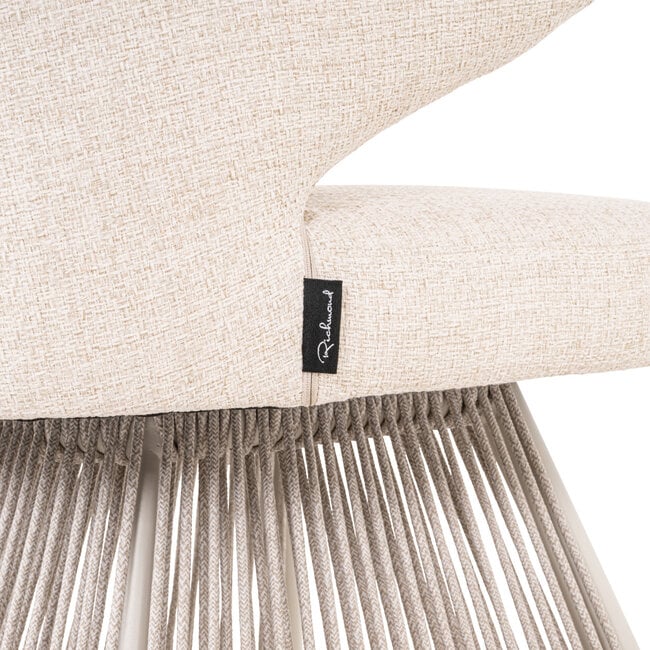 Richmond Interiors  Outdoor eetkamerstoel Nuba beige alpine