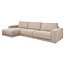 Richmond Interiors  Bank Trentino cayenne brown 3,5 zits + lounge links / rechts
