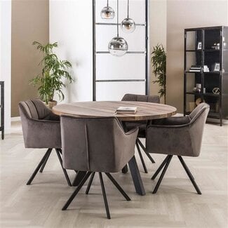 WoonStijl Eetkamertafel Ø120 Daytona
