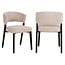 Richmond Interiors  Eetkamerstoel Zeno beige leopard
