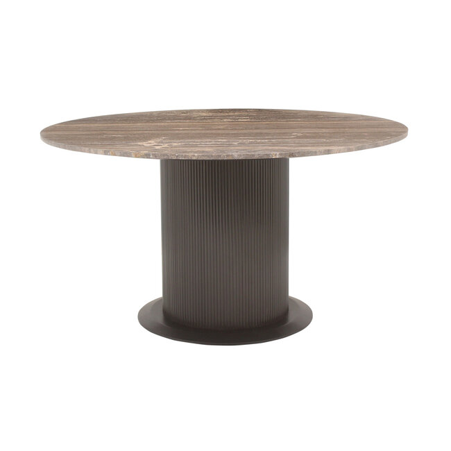 Richmond Interiors  Eettafel Russo brown 140Ø