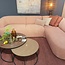 WoonMax Salontafel Harlow set van 2 - lamulux geborsteld gehamerd koper