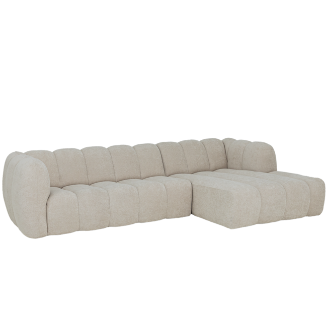 Tower Living Hoekbank Corby met Chaise Longue - links of rechts