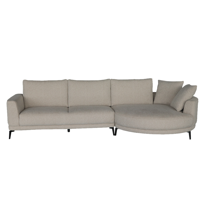 Tower Living Prescot 2 5-AL + Chaise R - Sahara 120 beige