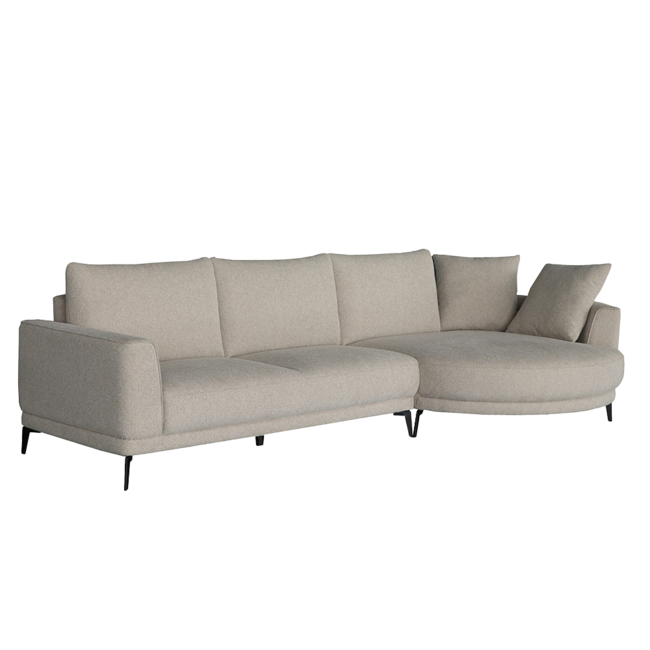 Tower Living Prescot 2 5-AL + Chaise R - Sahara 120 beige