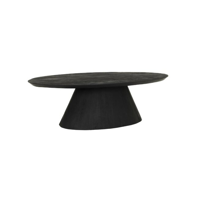 Tower Living Premana Salontafel zwart ovaal 135 cm