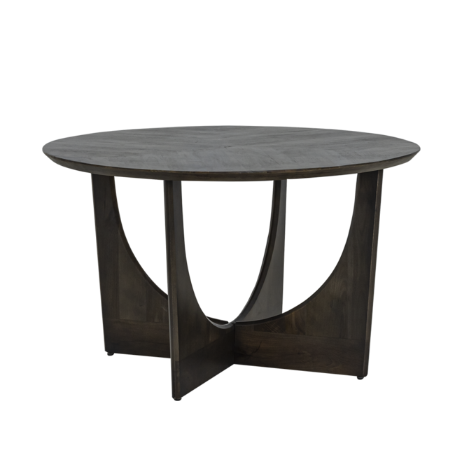 Tower Living Fermo Eetkamertafel rond olijfbruin 130 cm