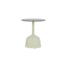 Tower Living Elba Bijzettafel glas gebroken wit rond 40 cm