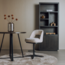 Tower Living Caldes Barstoel - fabric Ted 24 off-white (draaibaar)