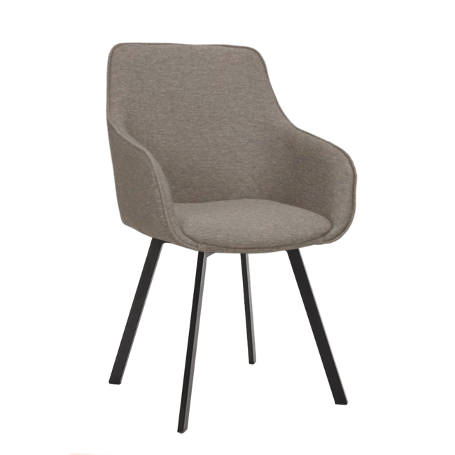 Tower Living Borgo Armstoel - Bjorn 34 beige-grey (draaibaar)