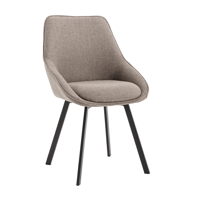 Tower Living Borgo Stoel - Bjorn 34 beige-grey (draaibaar)