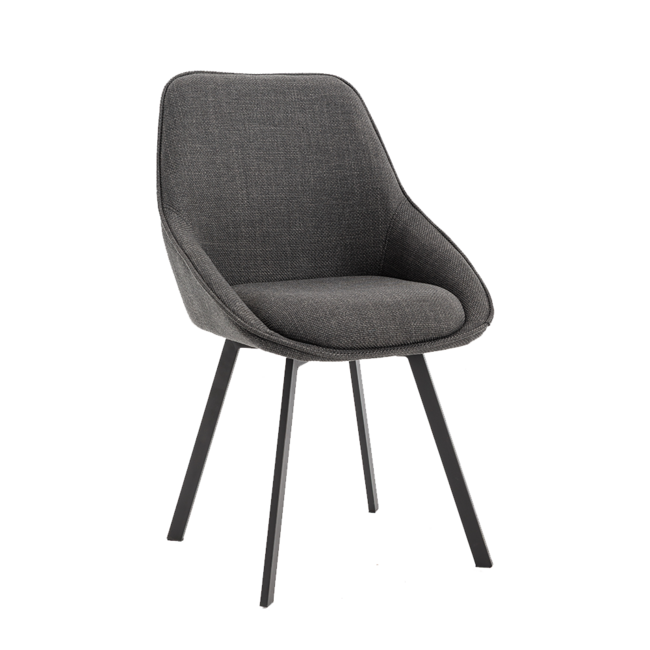 Tower Living Borgo Stoel - Bjorn 19 anthracite (draaibaar)