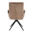 Tower Living Varzo Armstoel - Toro 45 mocca (draaibaar)