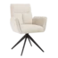 Tower Living Varzo Armstoel - Toro 25 cream (draaibaar)