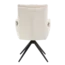 Tower Living Varzo Armstoel - Toro 25 cream (draaibaar)