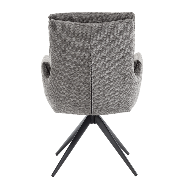 Tower Living Varzo Armstoel - Toro 5 grey (draaibaar)