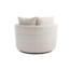 Tower Living Bolza Fauteuil - Trenza 6 ivory (draaibaar)