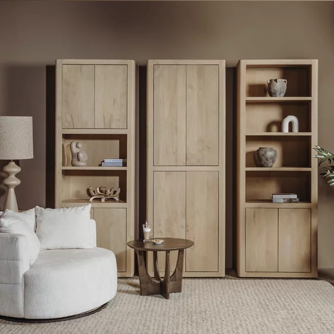Tower Living Tenna Boekenkast naturel 80 cm
