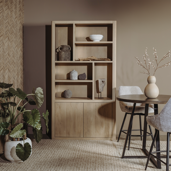 Tower Living Tenna Boekenkast naturel 120 cm