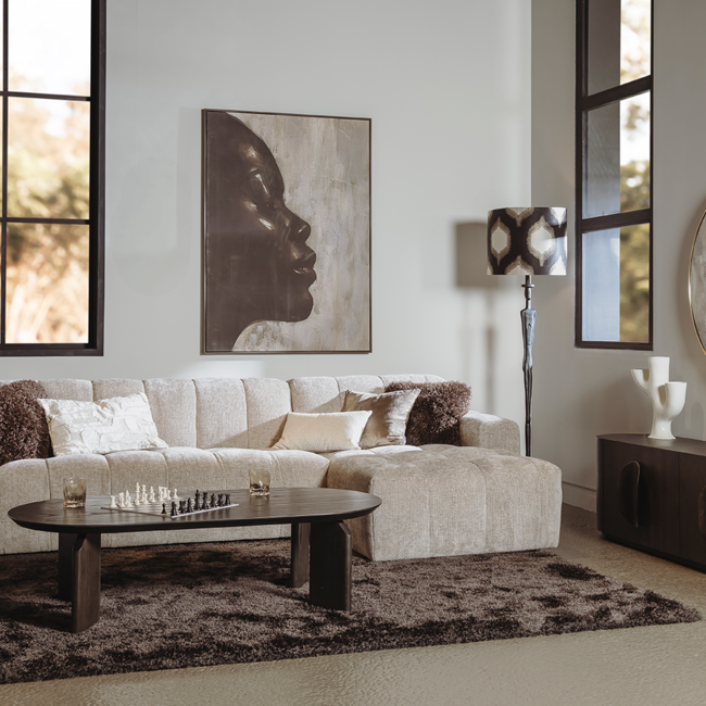 Tower Living Allure Salontafel donkerbruin 140 cm