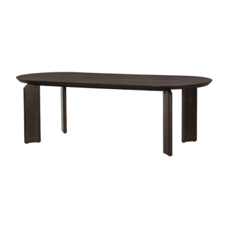 Tower Living Allure Eetkamertafel donkerbruin 240 cm
