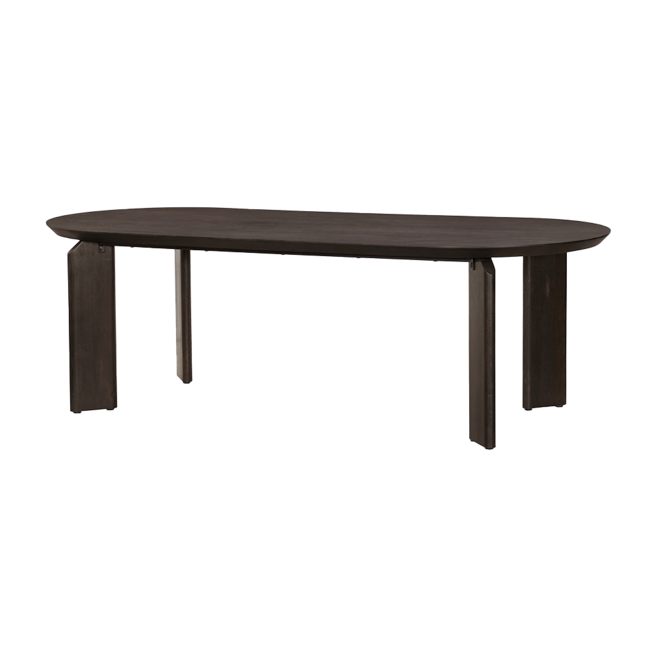 Tower Living Allure Eetkamertafel donkerbruin 240 cm