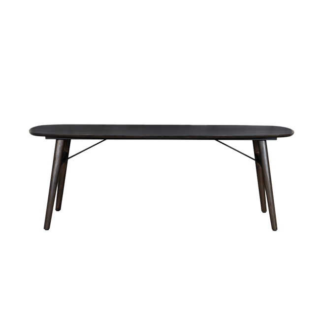 Tower Living Aura Eetkamertafel espresso 200 cm - Deens Ovaal