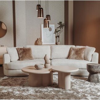 Tower Living Bank Sunderland 3 zits - fabric XS85 15 Ivory