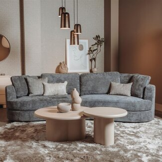 Tower Living Bank Sunderland 3 zits - fabric XS85 19 Light grey
