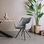 Tower Living Riviera Armstoel - fabric Brego 09 middle grey (draaibaar)