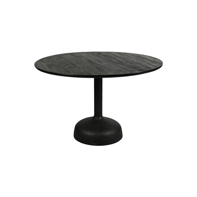 Tower Living Elba Eetkamertafel zwart rond 120 cm