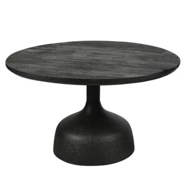 Tower Living Elba Salontafel zwart rond 70 cm