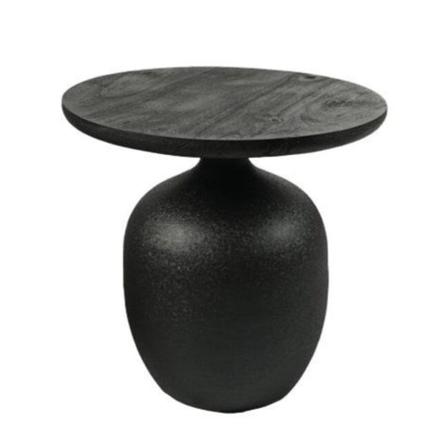 Tower Living Vigo Bijzettafel zwart 45 cm - Tower Living