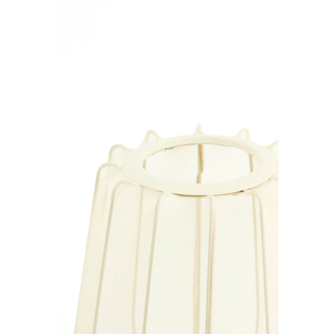 Light en Living Tafellamp PLUMERIA Zand Ø25x45 cm - Light & Living