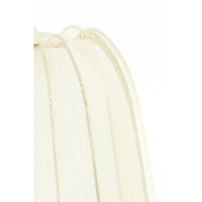 Light en Living Tafellamp PLUMERIA Zand Ø25x45 cm - Light & Living