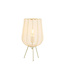 Light en Living Tafellamp PLUMERIA Zand Ø25x45 cm - Light & Living