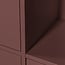 Woood MEREL opbergkast grenen bordeaux [fsc]