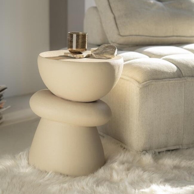 By Boo Bijzettafel Kerun - beige