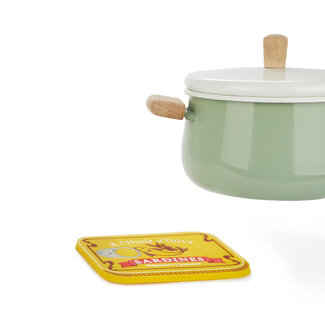 Balvi Pannenonderzetter Conserverie Sardines – Geel