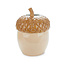 Balvi Vaas Acorn 20 cm – Keramiek – Bruin